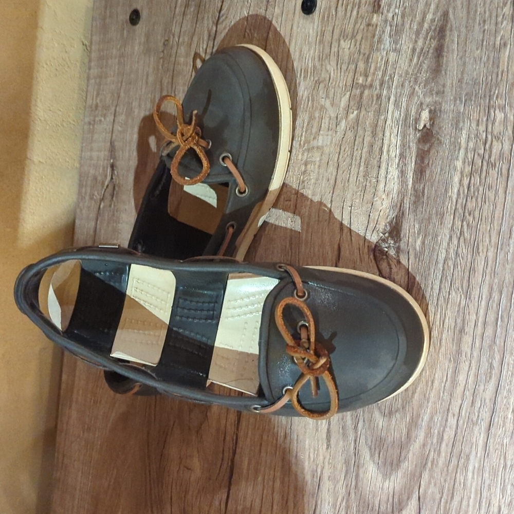 Croc boat shoes